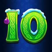 10 symbol in Leprechaun Carol slot