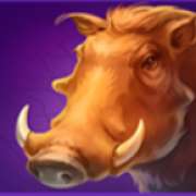 Boar symbol in Lion Gems: Hold and Win slot