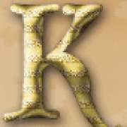 K symbol in Book of Guardians slot