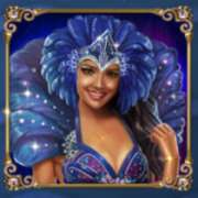 Lady in blue symbol in Carnaval Forever slot