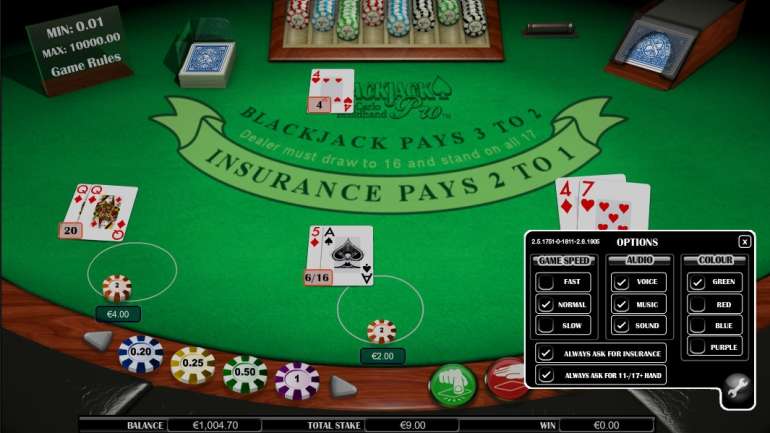 Blackjack Pro Monte Carlo