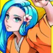 Kaylie symbol in Oni Hunter Plus slot