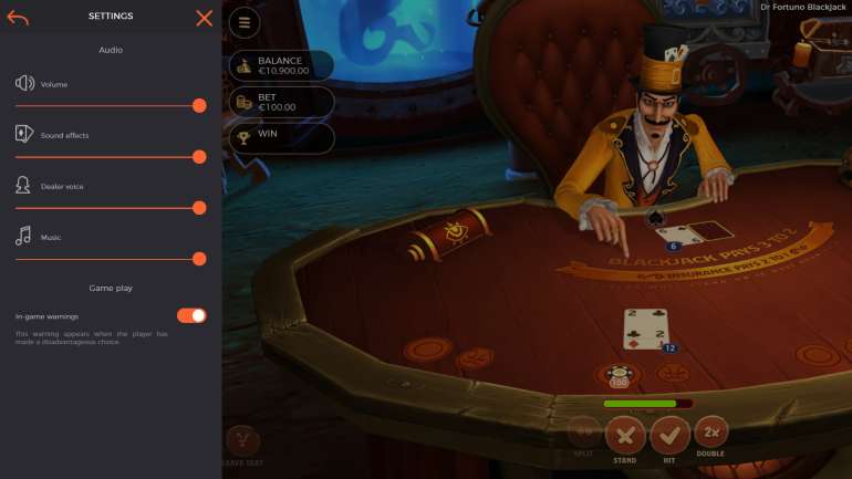 in Dr Fortuno Blackjack in Dr Fortuno Blackjack