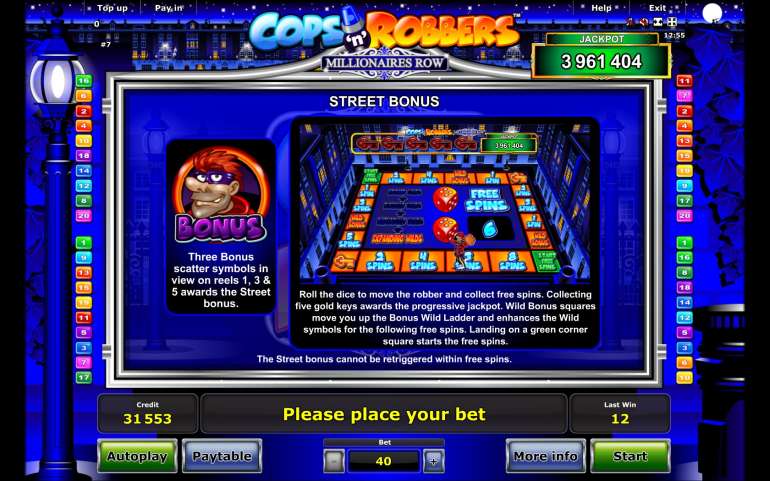 Cops ‘n’ Robbers – Millionaires Row