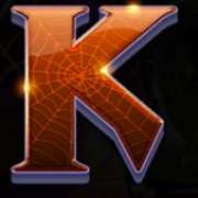 K symbol in Book of Horror Friday The 13th slot