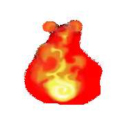 Symbol Fire (red) symbol in Nine Tails slot