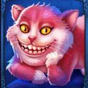 Cheshire Cat symbol in The Red Queen slot
