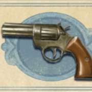 Gun symbol in Riddle Reels: A Case of Riches slot