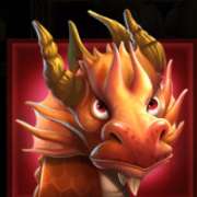 Fiery symbol in Drago: Jewels of Fortune slot