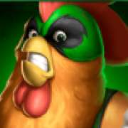 Green rooster symbol in Rooster Fury slot