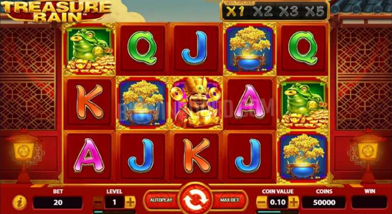 New video slot in style of Chinese legends in Treasure Rain Treasure Rain by NetEnt in Treasure Rain