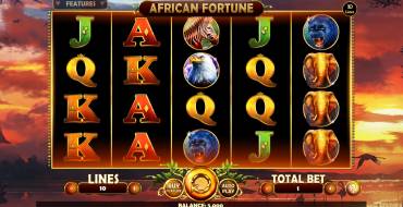 African Fortune: Slot machine