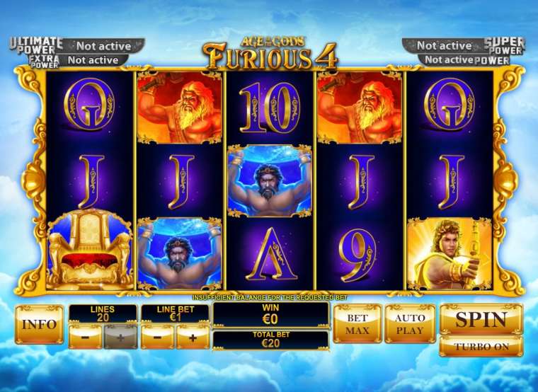Play Age of the Gods: Furious 4 slot