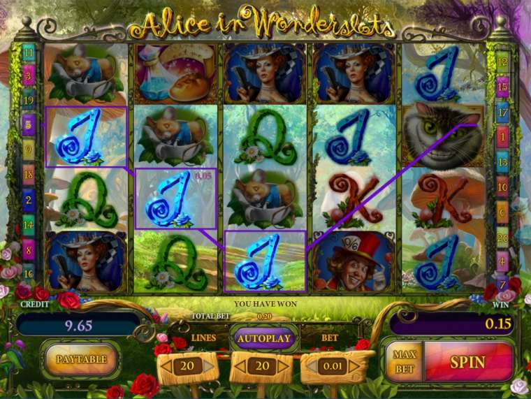 Play Alice in Wonderslots slot
