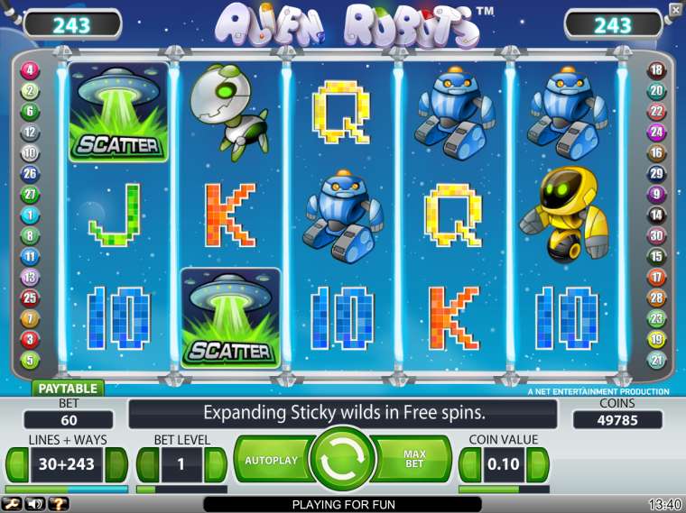 Play Alien Robots slot