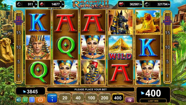 Play Almighty Ramses II slot