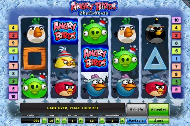 Play Angry Birds - Christmas slot