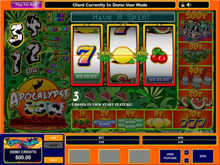 Play Apocalypse Cow slot