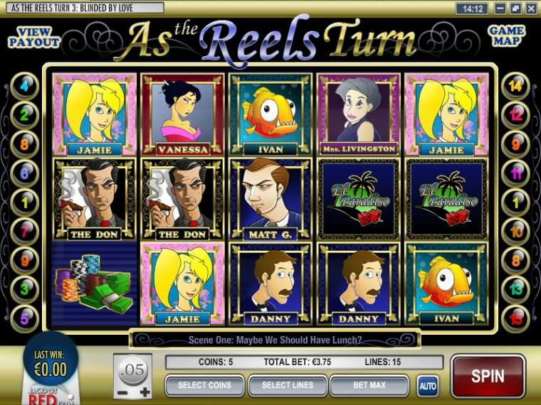 Play As the Reels Turn 3. Blinded by Love slot
