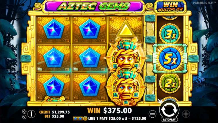 Play Aztec Gems slot