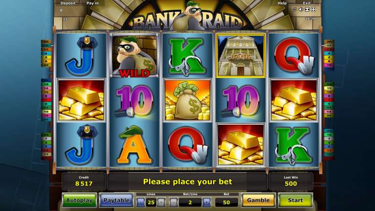 Play Bank Raid slot