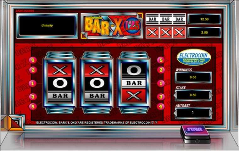 Play Bar-X 125 slot
