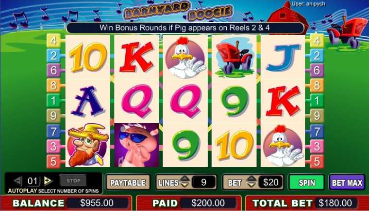 Play Barnyard Boogie slot