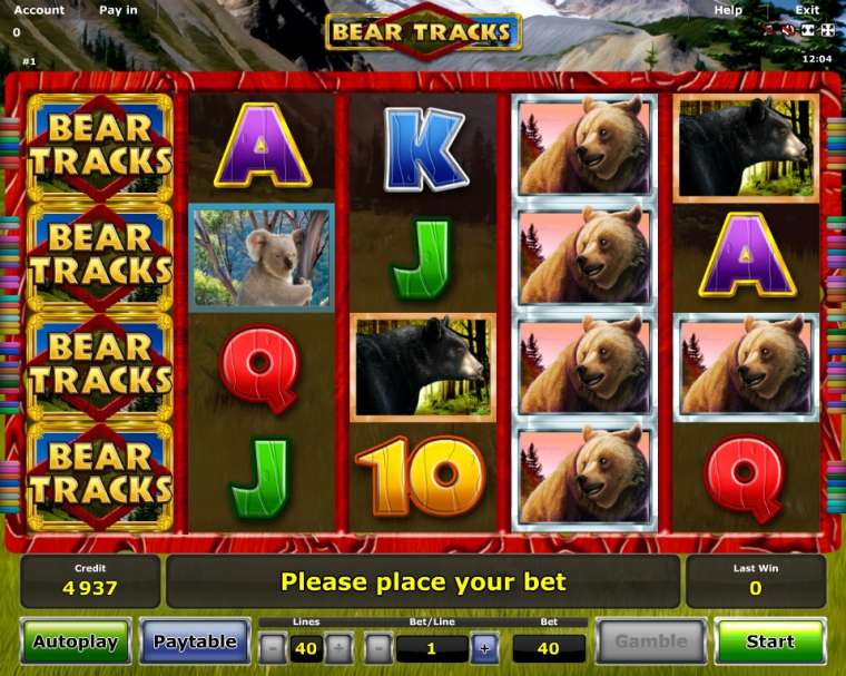 Play Bear Tracks slot