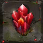 Red Crystals symbol in Mega Masks slot