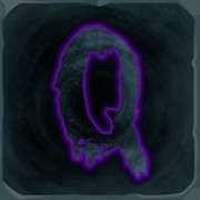 Q symbol in House of Ghosts slot