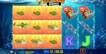 Big Bass Bonanza: Payout table