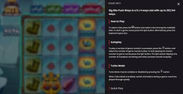 Big Bite Push Ways: Rules