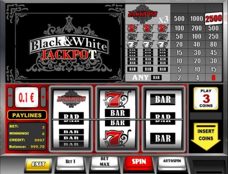Play Black and White slot