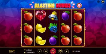 Blasting Rubies: Slot machine