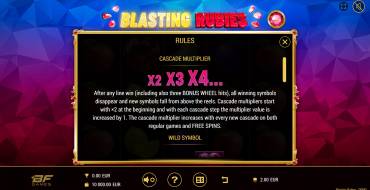 Blasting Rubies: Unique features