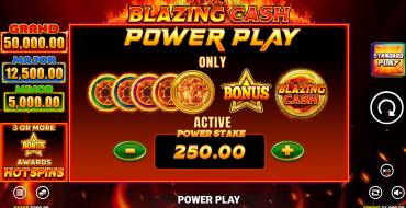 Blazing Cash: Unique features