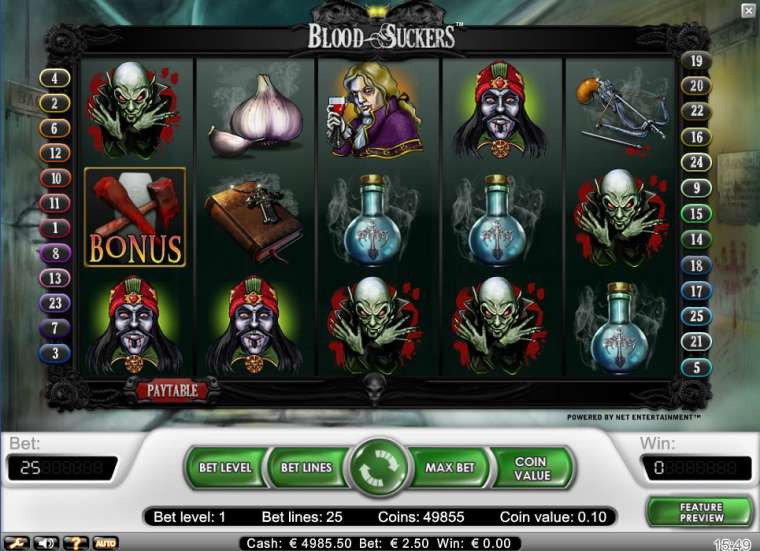 Play Blood Suckers slot
