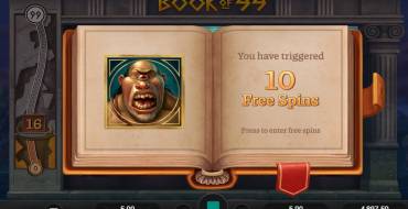 Book of 99: Freespins and/or respins