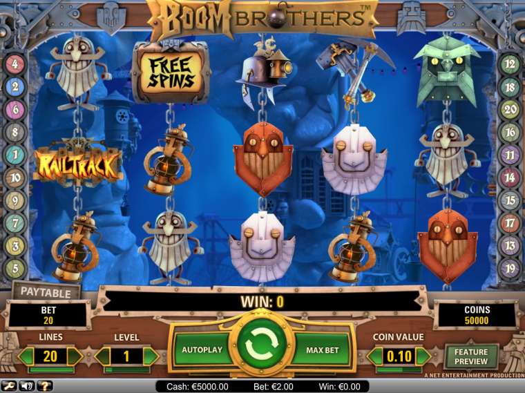 Play Boom Brothers slot