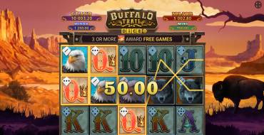 Buffalo Trail Dice: Winnings