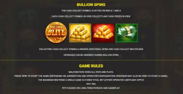 Bullion Blitz: Free spins and/or respins