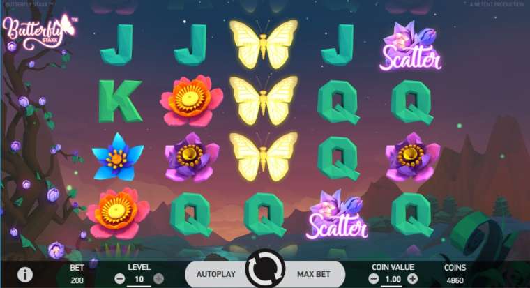 Play Butterfly Staxx slot