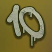 10 symbol in Punk Toilet slot