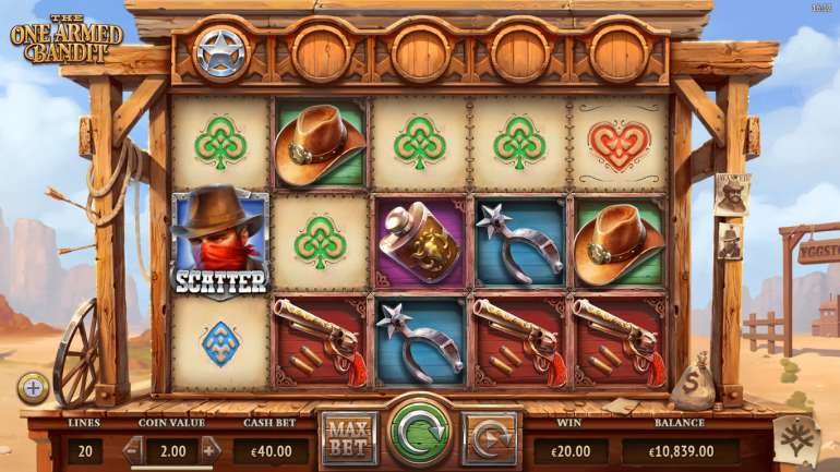 Play the new One Armed Bandit Slot from Yggdrasil