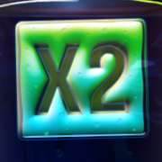 Multiplier x2 symbol in J.Monsters slot