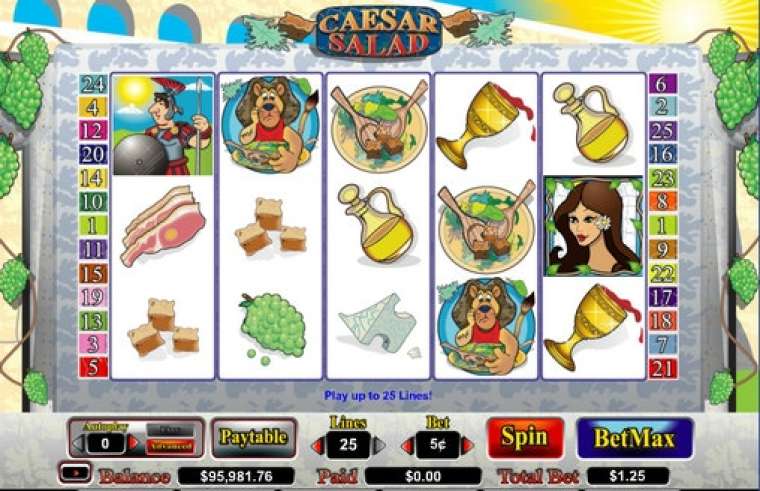 Play Caesar Salad slot