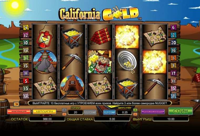Play California Gold slot