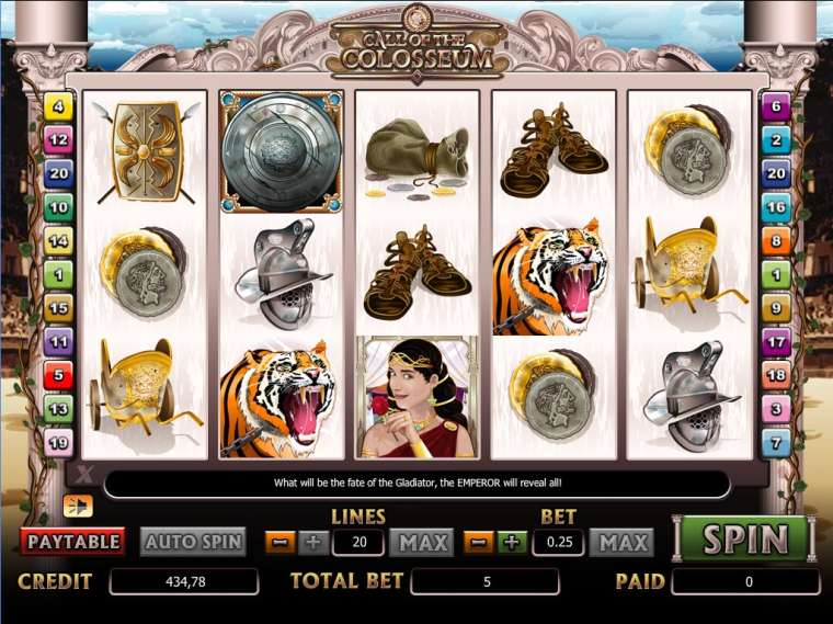 Play Call of the Colosseum slot