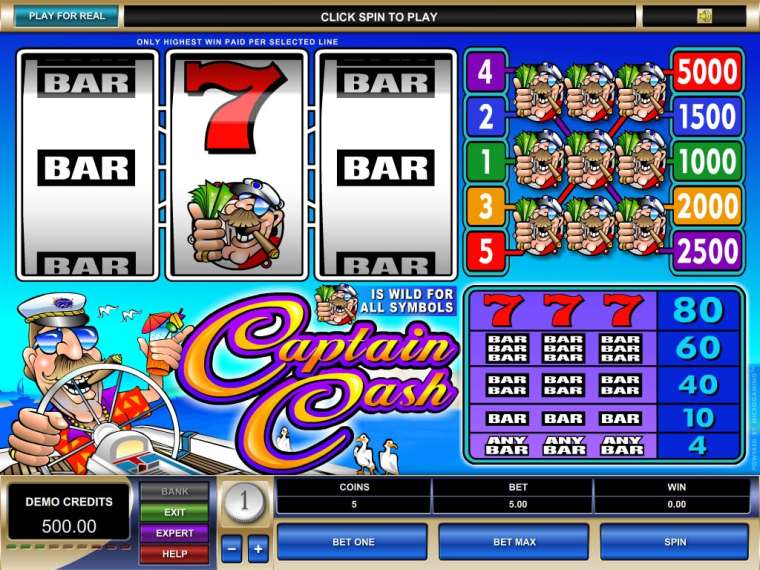 Play Captain Cash  slot