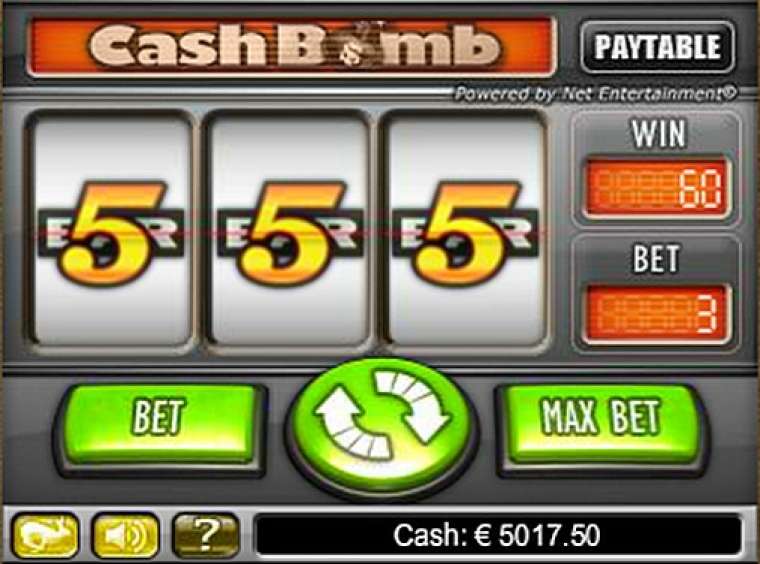Play Cash Bomb slot